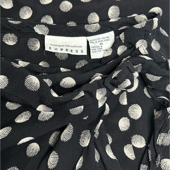 Vintage Express Seashell Printed Wrap Skirt - Picture 4 of 4